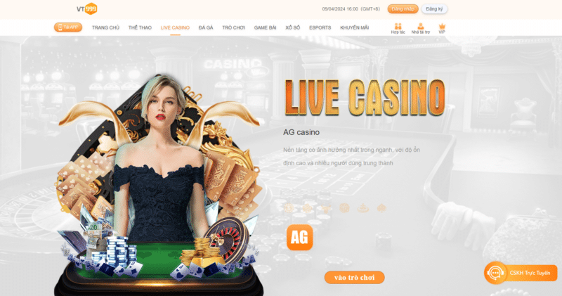 Casino VT999 - Điểm đến giải trí uy tín và hấp dẫn